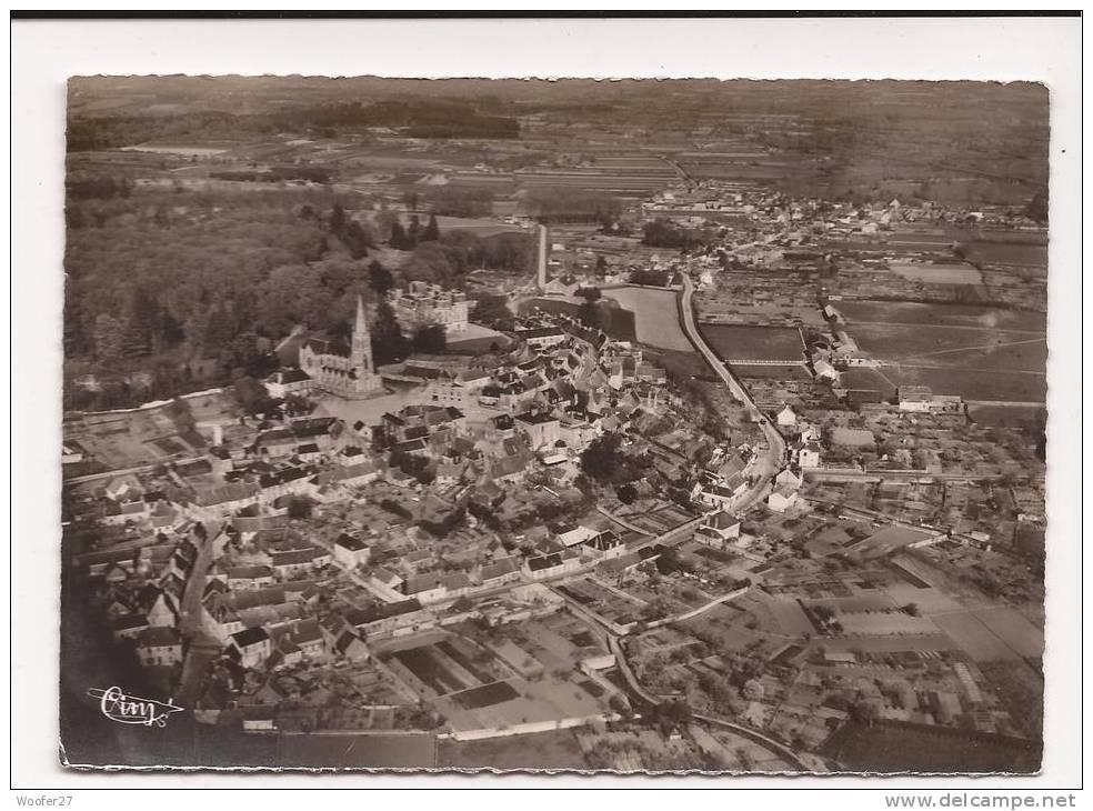 CPSM MONTFORT LE GESNOIS , Montfort-le-rotrou ,  Vue Aérienne - Montfort Le Gesnois