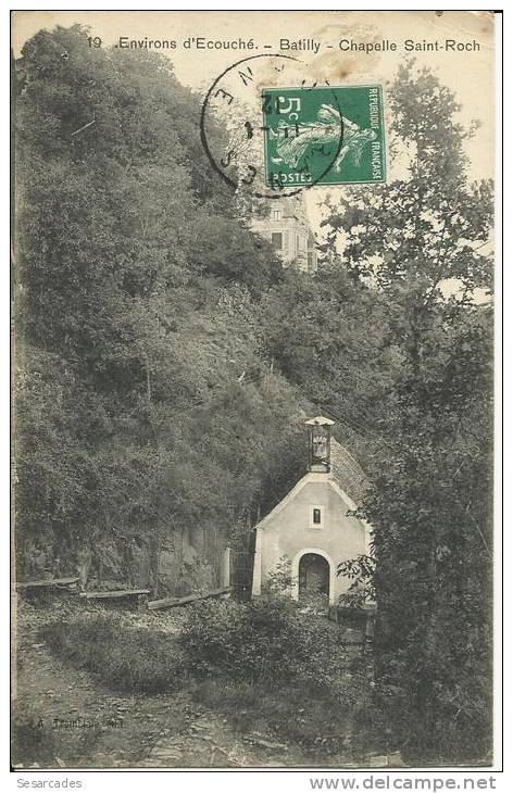 CPA - ENVIRONS D'ECOUCHÉ, BATILLY - CHAPELLE SAINT-ROCH - Ecouche