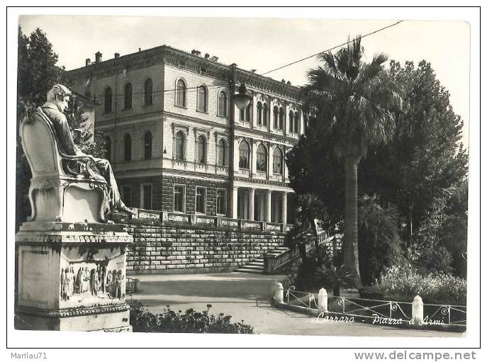 1182 TOSCANA CARRARA VIAGGIATA NEL 1958 - FORMATO GRANDE - Carrara