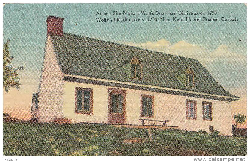 Québec Beauport - Wolfe House 1759 - 2 Scans - Coats-of-Arms - Harris Litho Toronto - 2 Scans - Québec - Beauport