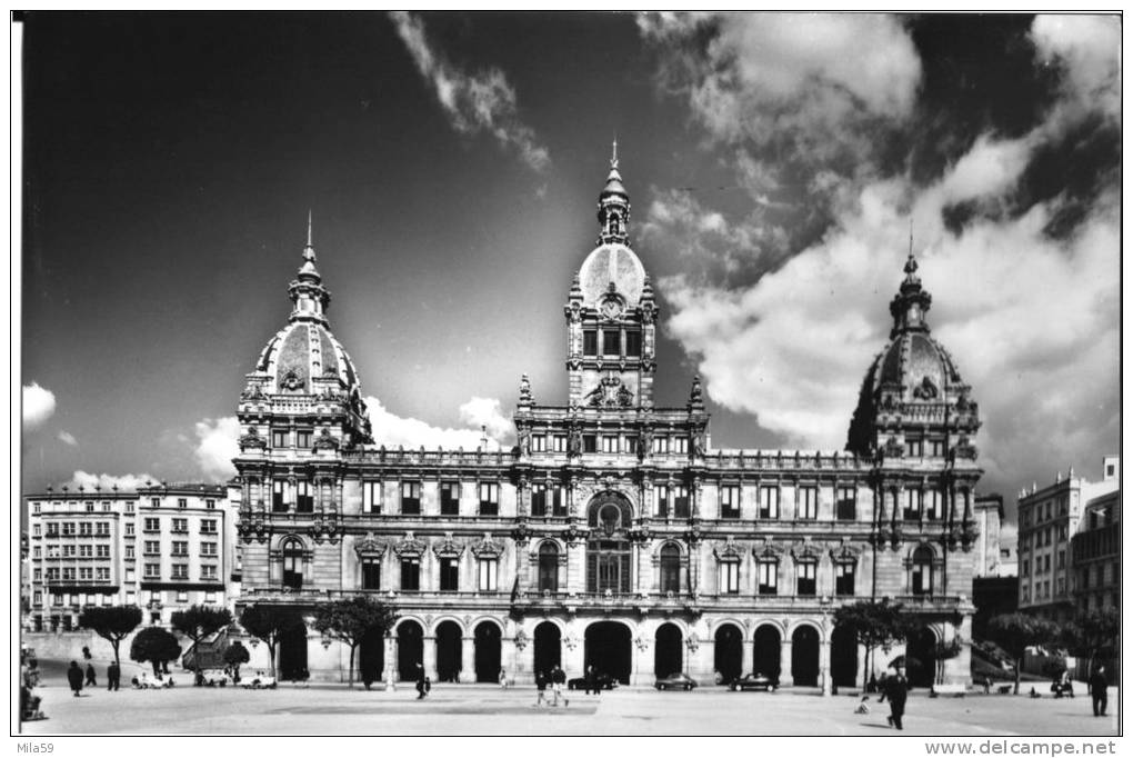 La Coruna. Palacio Municipal. Editeur : FISA. 1961. - La Coruña