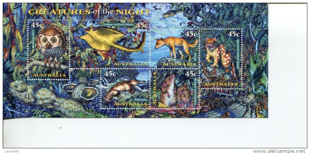 Stamps 16-11 - Creature Of The Night - Blocks & Sheetlets