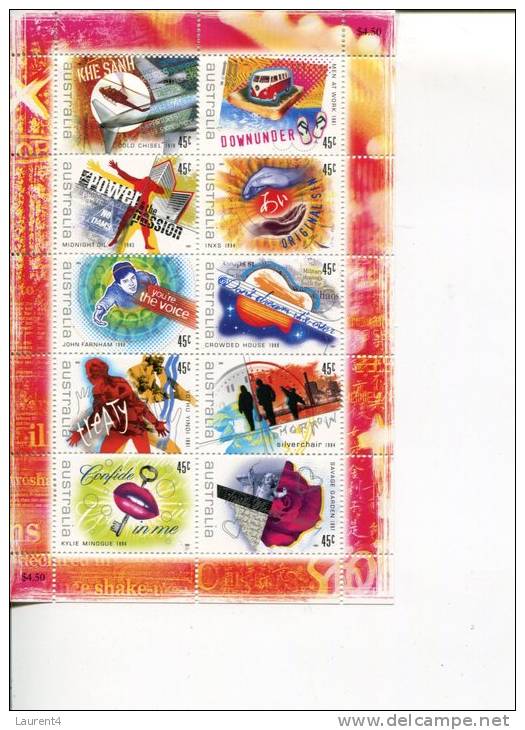 Stamps 16-11 - Musician & Song - Modern - Blocs - Feuillets