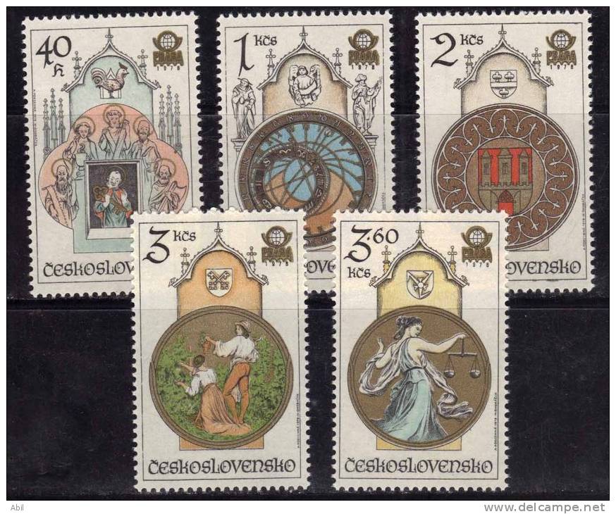 Tchécoslovaquie 1978 N°Y.T. ;  2284 Et 2285** - Neufs