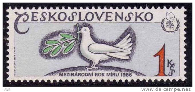 Tchécoslovaquie 1986 N°Y.T. ;  2661** - Unused Stamps