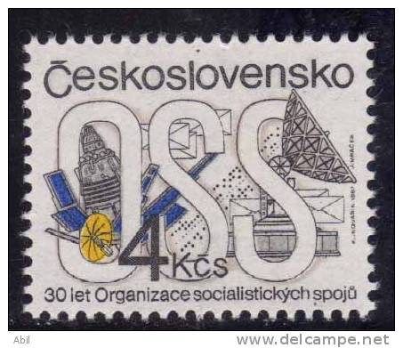 Tchécoslovaquie 1987 N°Y.T. ;  2737** - Neufs