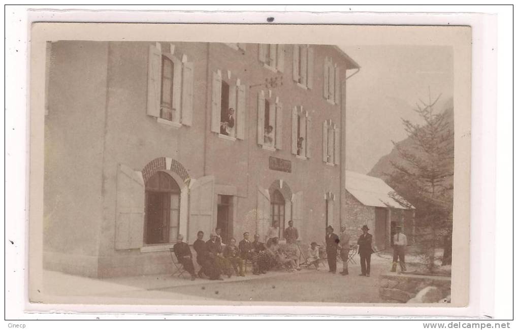 CPA PHOTO 26 - LA CHAPELLE ??? - Hôtel - Trés Belle Carte Postale De L'extérieur De L'Etablissement  Animation - Sonstige & Ohne Zuordnung