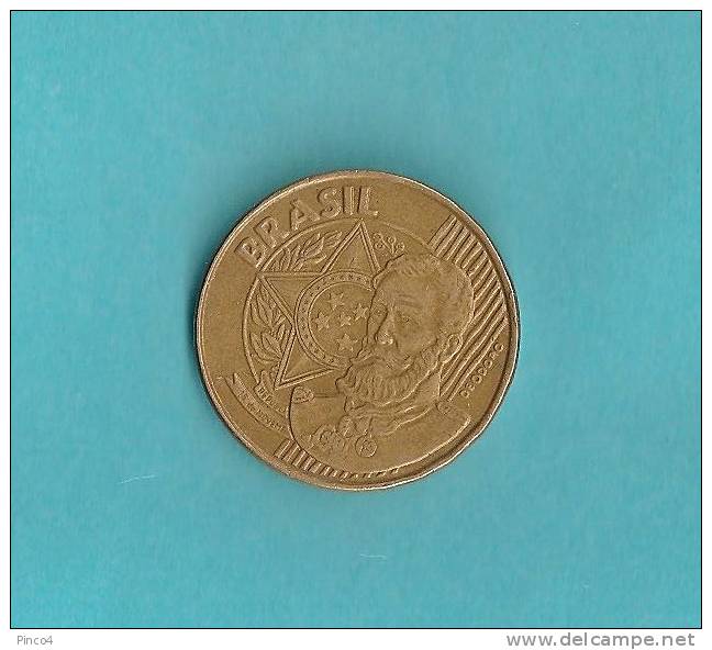 BRASILE  50  CENTAVOS 1998 - Brasil