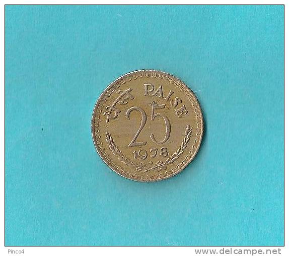 INDIA  25 PAISE  1978 - Inde