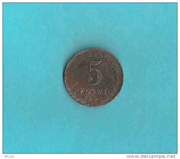 GERMANIA  5 PFENNIG  1919 - 5 Renten- & 5 Reichspfennig