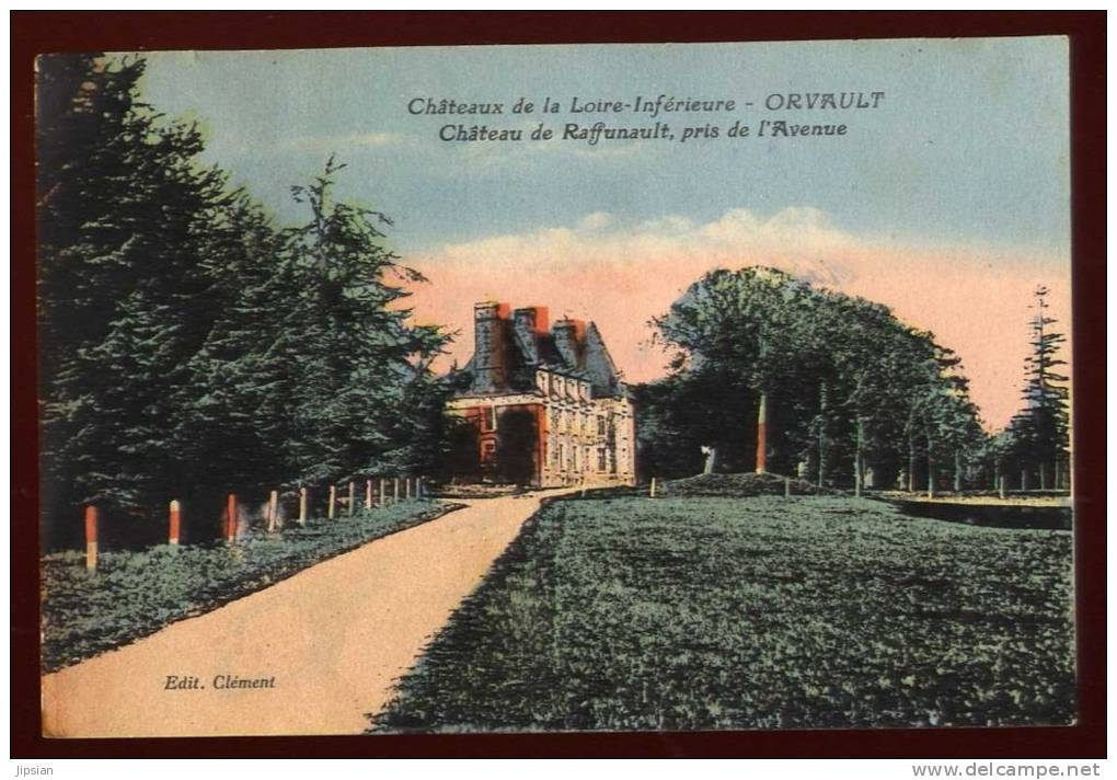 Cpa Du 44   Orvault Château Raffunault Pris De L' Avenue   NW35 - Orvault