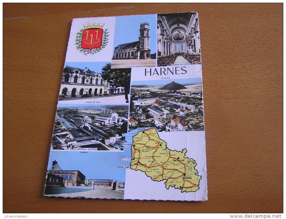 Cp   Harnes  ( Multivues ) - Harnes