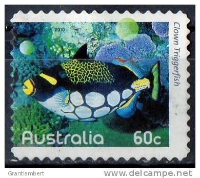 Australia 2010 Fishes Of The Reef 60c Clown Triggerfish Perf 11 Used - Gebraucht