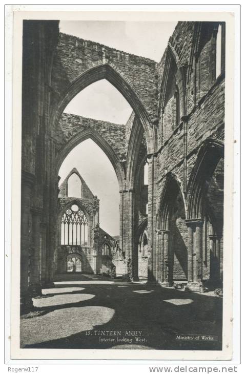 Tintern Abbey. Interior Looking West - Monmouthshire