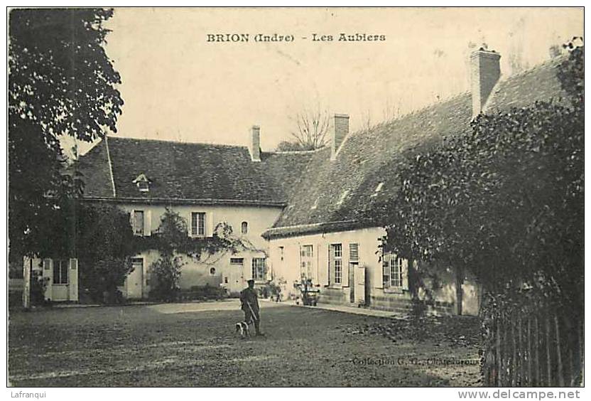 Indre - Ref 27- Brion - Les Aubiers    - Carte Bon Etat - - Autres & Non Classés