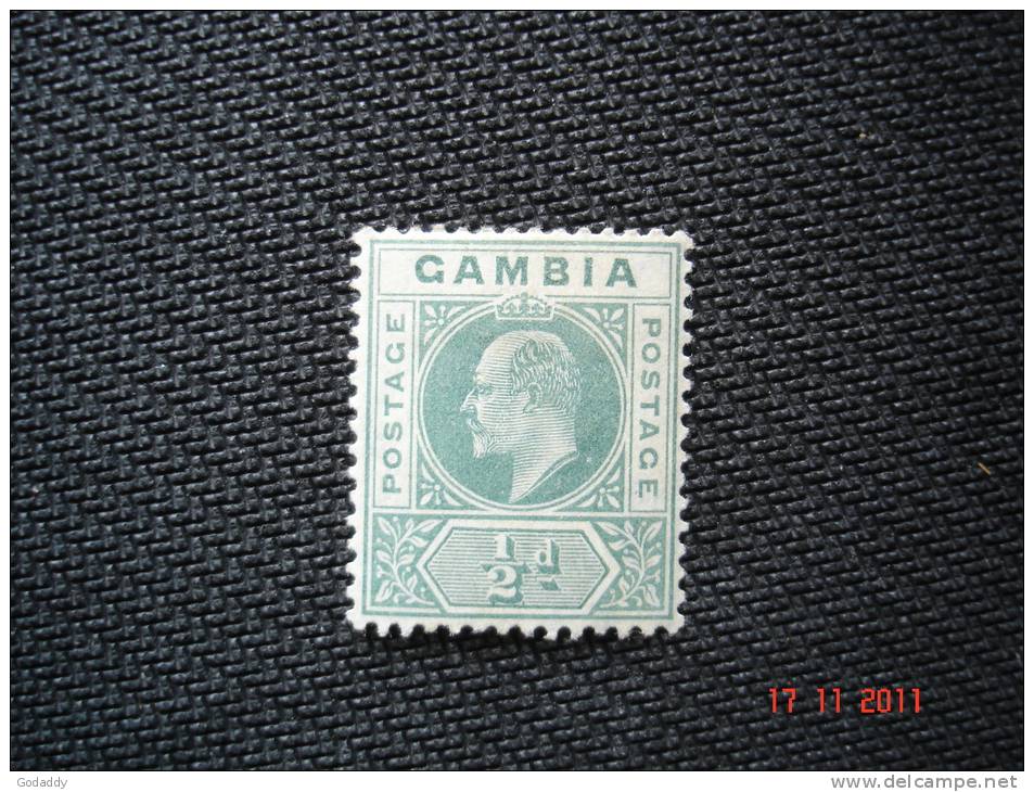 Gambia 1902 K.Edward VII  1/2d  SG 45   MH - Gambia (...-1964)