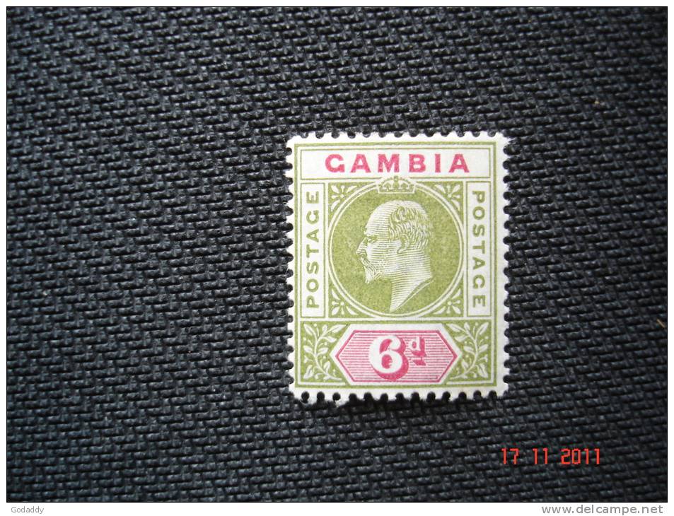 Gambia 1902 K.Edward VII  6d  SG 51   MH - Gambie (...-1964)