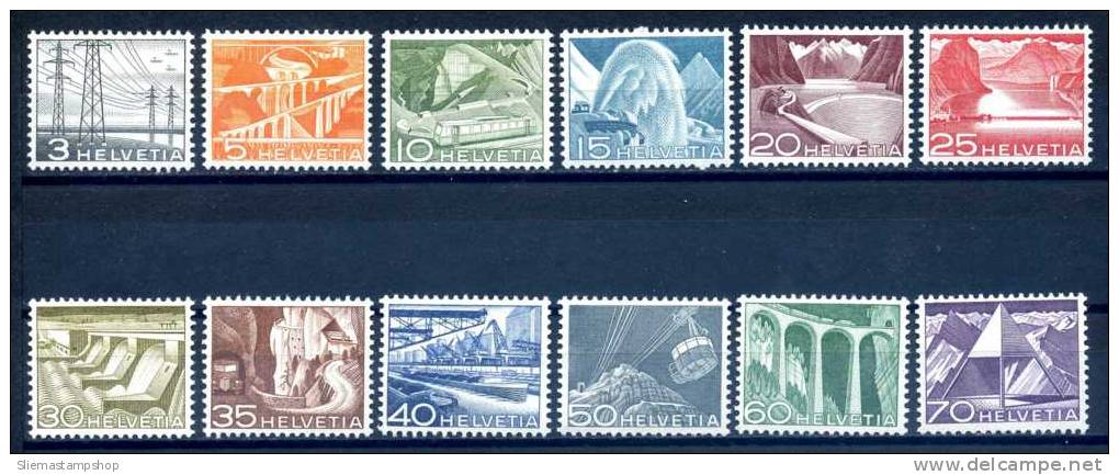 SWITZERLAND - 1949 LANDSCAPES - V5131 - Unused Stamps