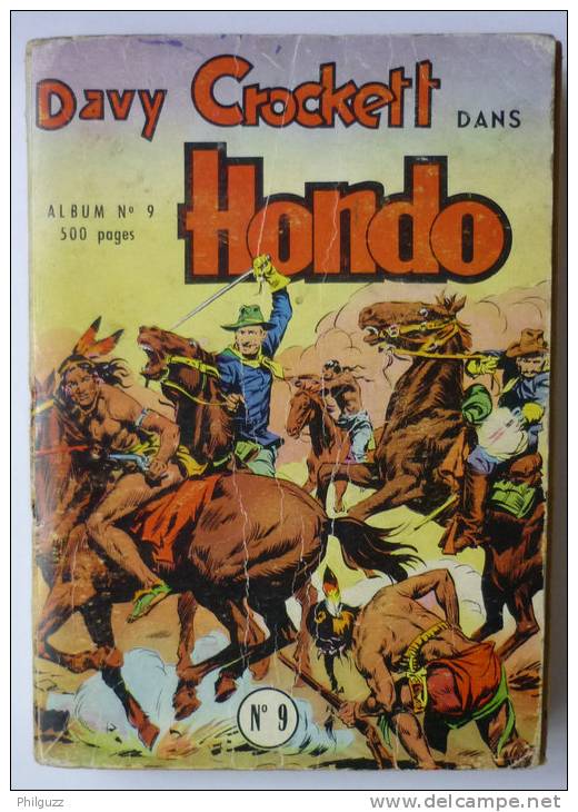 RELIURE DAVY CROCKETT HONDO ALBUM 9 N° 36 - 37 - 38 - 39  LUG - Hondo