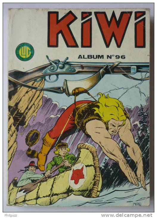 ALBUM Recueil KIWI 96 N° 390 391 392 LUG  BLEK LE ROC - Blek