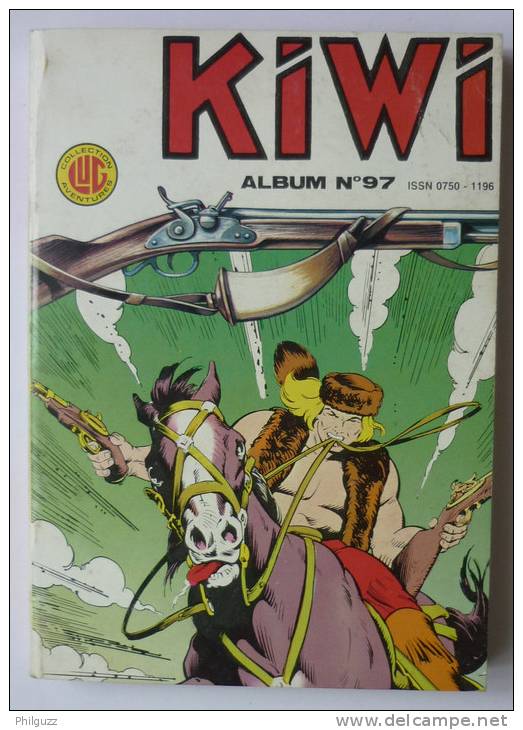 PETIT FORMAT PF ALBUM Recueil KIWI 97 N° 393 394 395 LUG  BLEK LE ROC - Blek