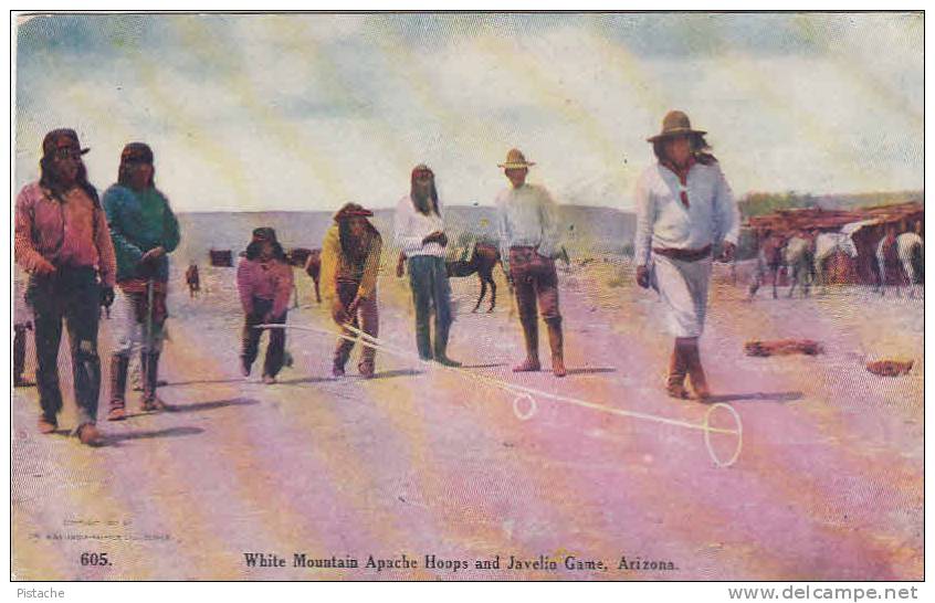 Arizona - Apache Hoops & Javelina Games - Indians - Williamson Haffner Co. - See Scan For Condition - Native Americans