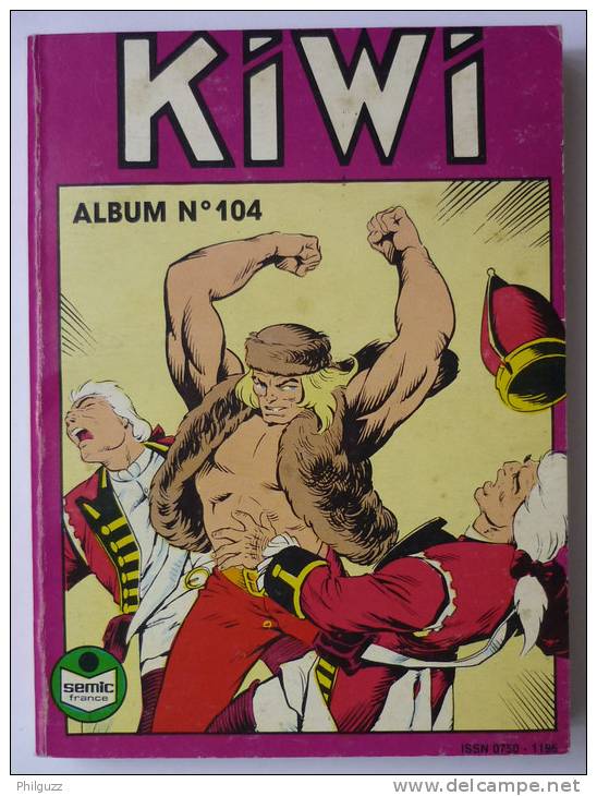 PETIT FORMAT PF ALBUM Recueil KIWI 104 N° 414 415 416 LUG  BLEK LE ROC - Blek