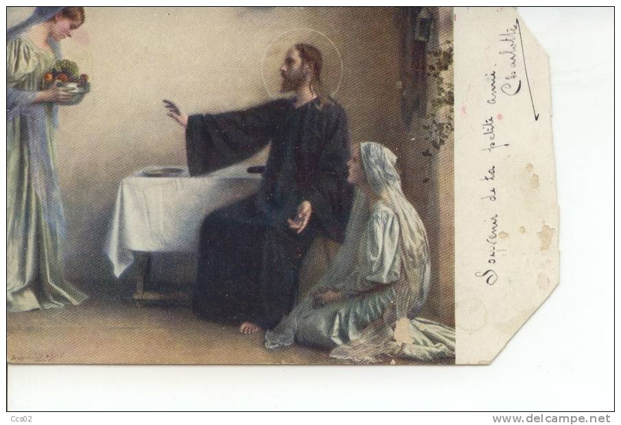 Christus Und Die Frauen Christ Marie Et Martha 1916 - Jesus