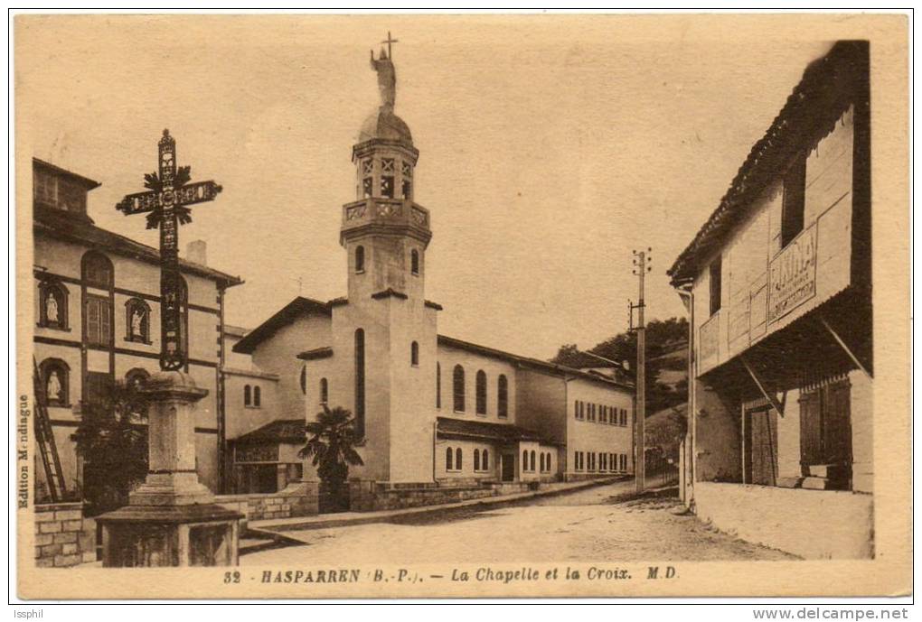 Hasparren (B. P.) La Chapelle Et La Croix - Hasparren