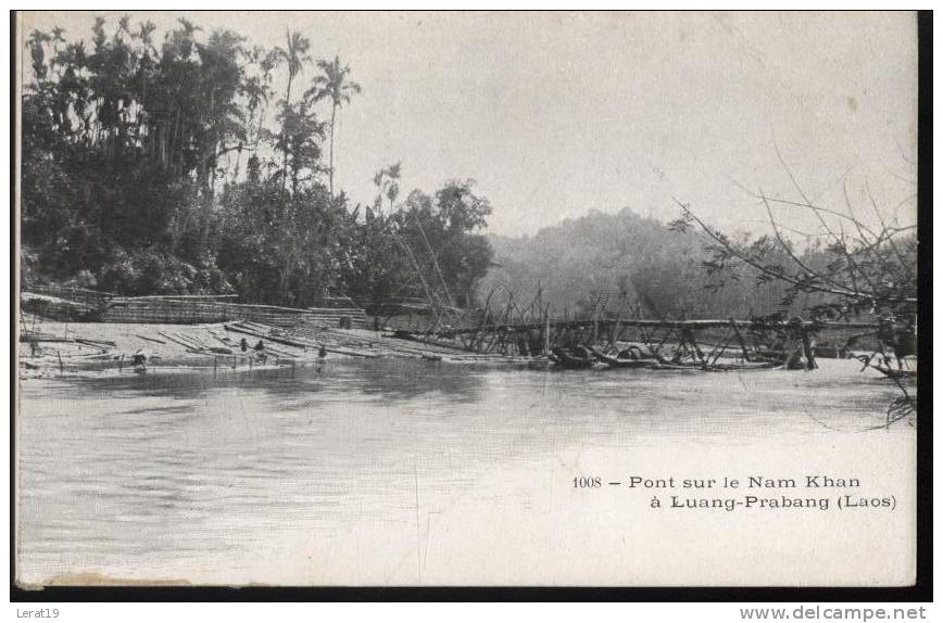 LAOS...LUANG PRABANG   LE PONT SUR LE NAM KHAN....NON..ECRITE      ..‹(•¿•)› - Laos