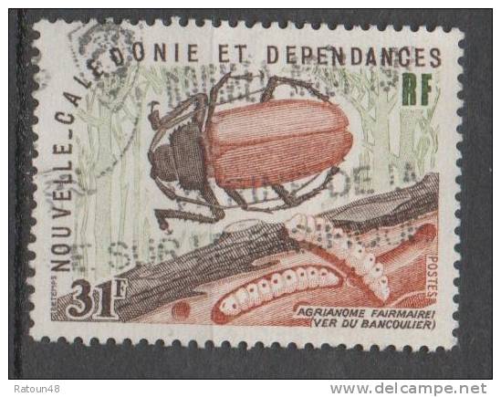 N°407- Oblitéré -coléoptère - Nouvelle Calédonie - Used Stamps