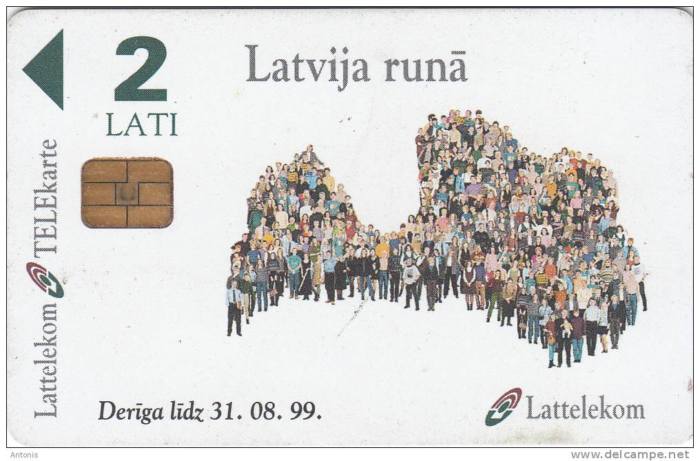 LATVIA - People, Exp.date 31/08/99, Used - Lettonie