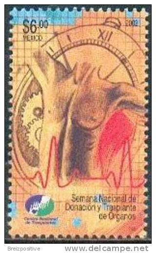 Mexique Mexico 2002 - Don D´organes / Organ Donations - MNH - Medicine