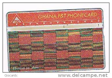 GHANA - P&T    (L&G)   -  1990 EBUSUA YE DOM    CODE 003H  - USED  -  RIF. 631 - Ghana