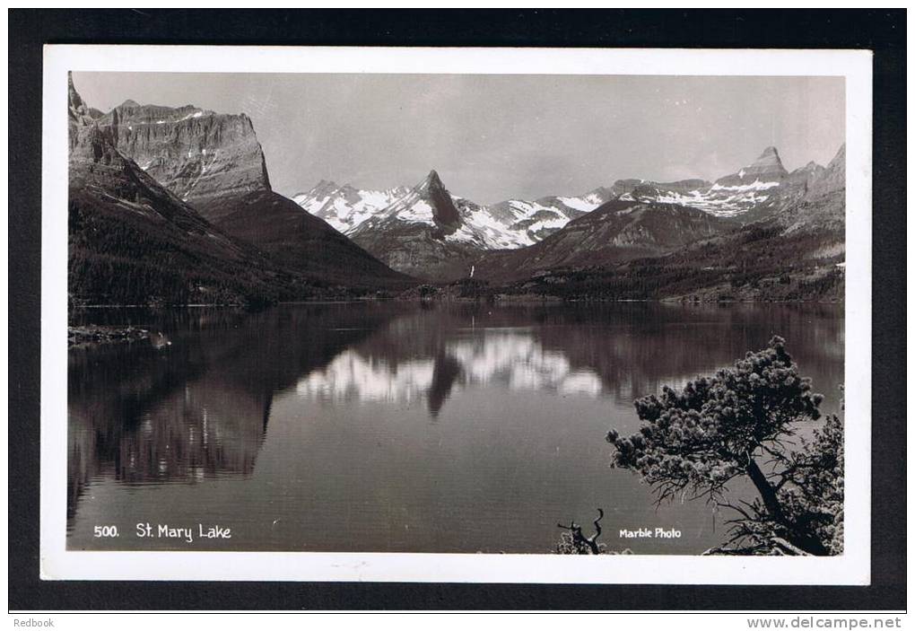 RB 799 - Real Photo Postcard - St Mary Lake Montana USA - Other & Unclassified