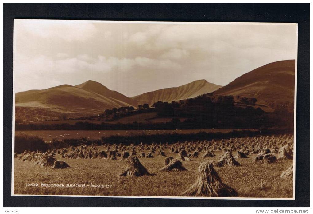 RB 799 - Judges Real Photo Postcard - Hay Stacks Brecnock Beacons Wales - Breconshire