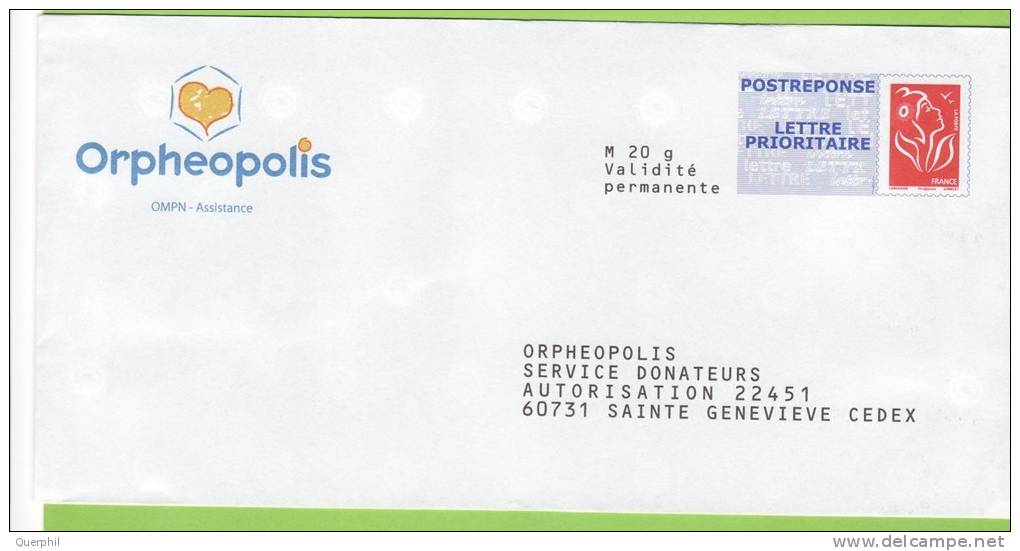 PAP REPONSE Orpheopolis- Neuf- N° 07P544 - Prêts-à-poster: Réponse /Lamouche