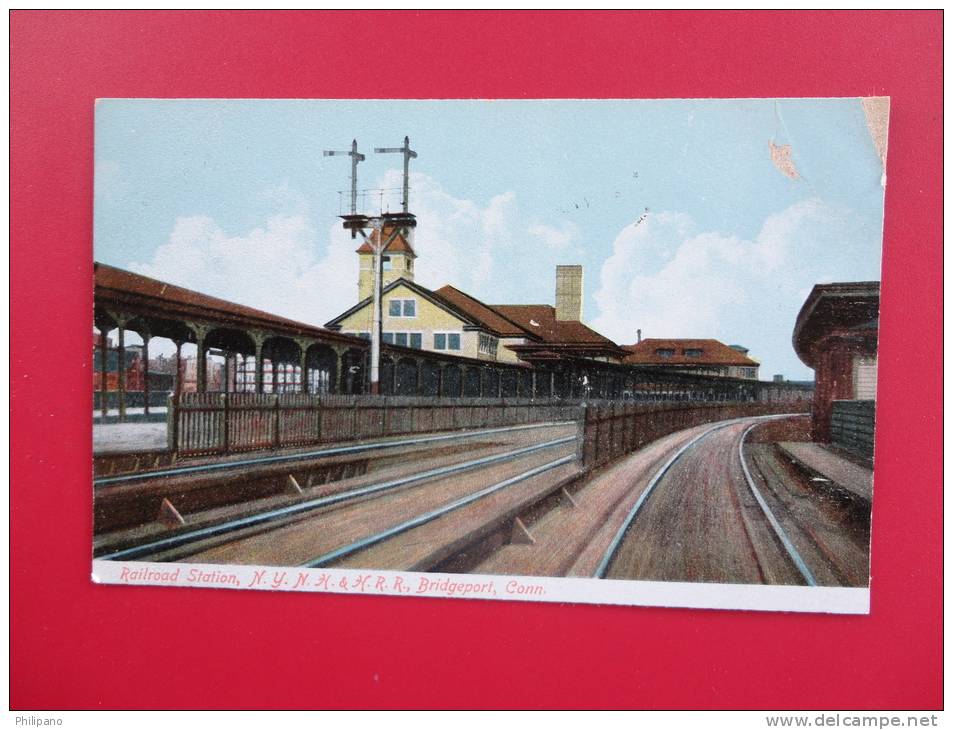 Connecticut > Bridgeport   Railroad Station  Ca 1910l  ---  ==  Ref 341 - Bridgeport