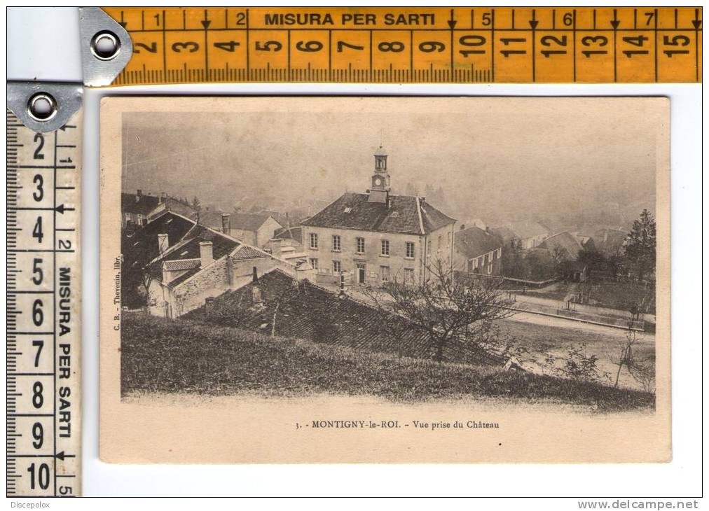 E678 Montigny Le Roi - Vue Prise Du Chateau - Old Mini Card / Non Viaggiata - Montigny Le Roi