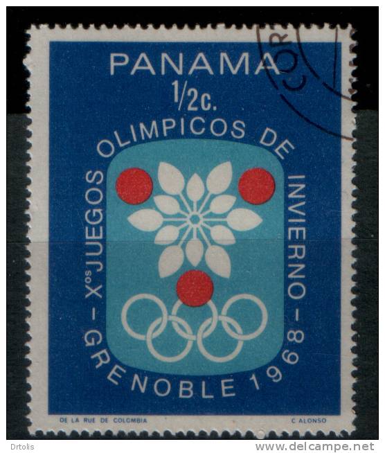 PANAMA / WINTER OLYMPIC GAMES / GRENOBLE 68 / 5 VFU STAMPS / 3 SCANS . - Hiver 1968: Grenoble