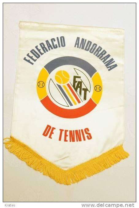 Sports Flags - Tennis, Andorra Federation - Uniformes Recordatorios & Misc