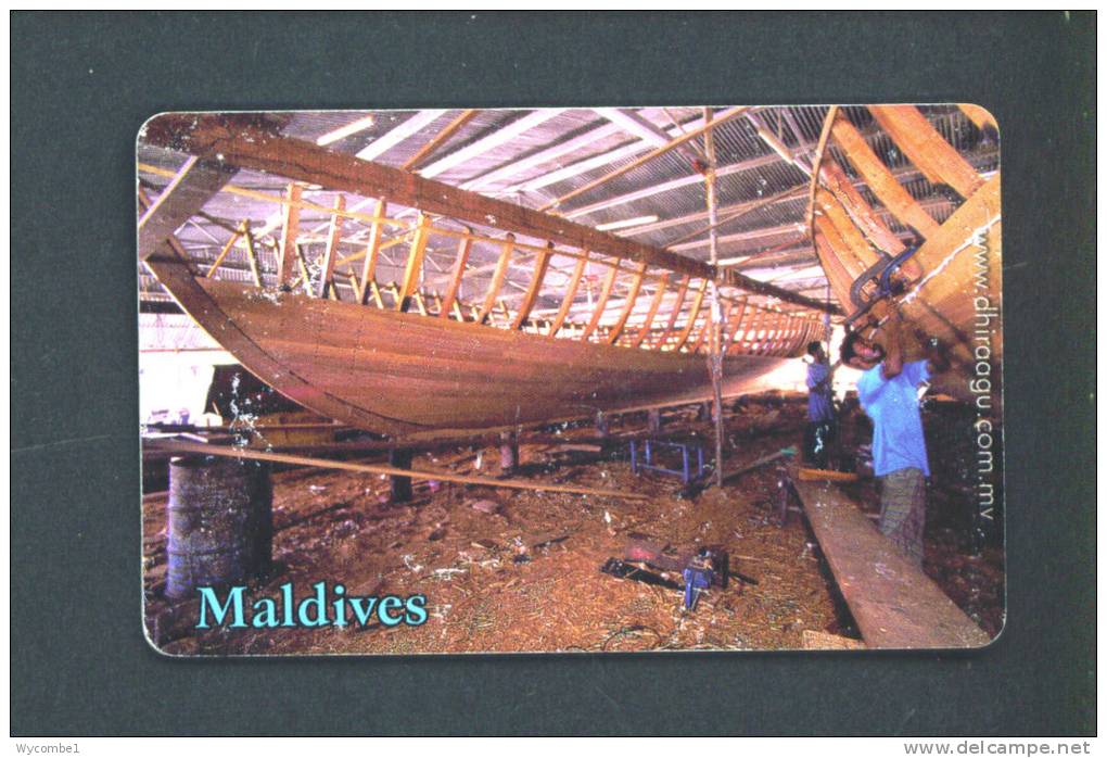 MALDIVES  -  Chip Phonecard As Scan - Maldiven