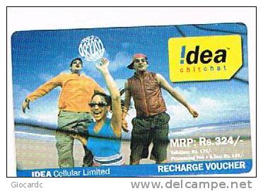 INDIA - IDEA CELLULAR  (GSM RECHARGE) -  PEOPLE 324  - USED -  RIF. 718 - Inde