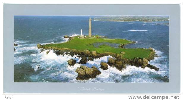 29 Plouguerneau  Phare De L'Ile Vierge  Vue Aérienne Carte  Maxi  Neuve TBE - Plouguerneau