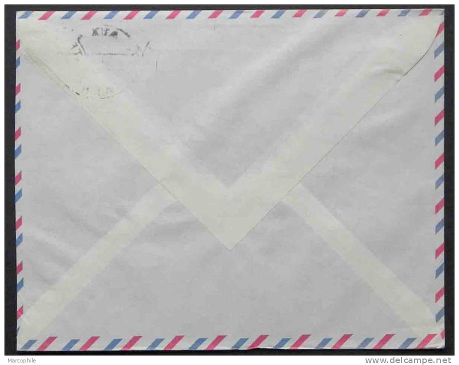 MARIANNE A LA NEF / 1960 OB. POSTE AUX ARMEES AFN SUR LETTRE AVION (ref 2019) - 1959-1960 Marianne In Een Sloep