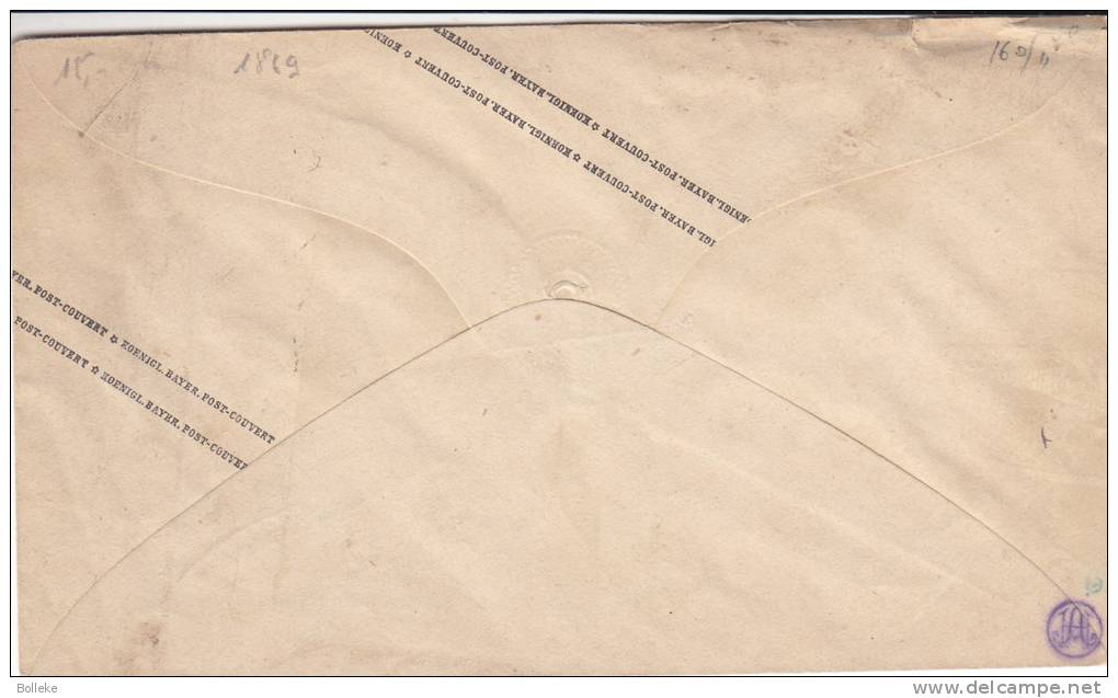 Allemagne - Bavière - Entier Postal De 1869 - Postal  Stationery