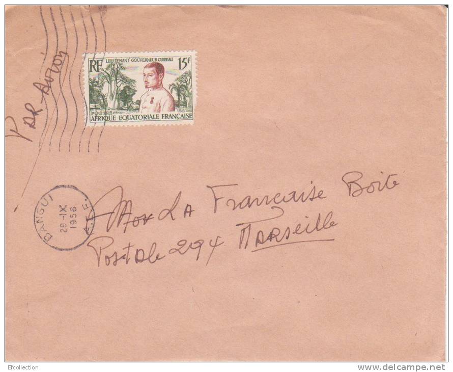 BANGUI - OUBANGUI - A.E.F - 1956 - Colonies - Lettre - Marcophilie - Autres & Non Classés