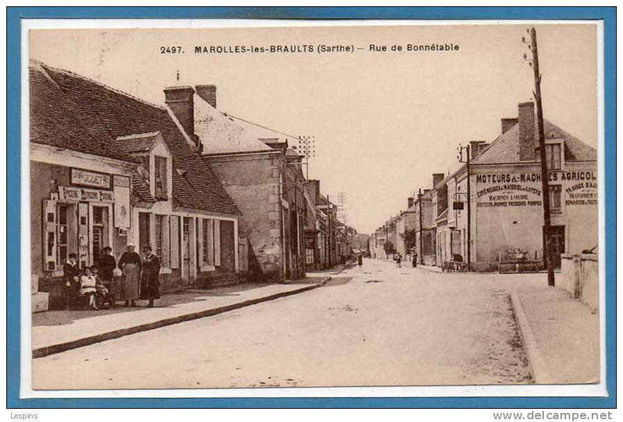 72 - MAROLLES Les BRAULTS -- Rue De Bonnetablke - Marolles-les-Braults
