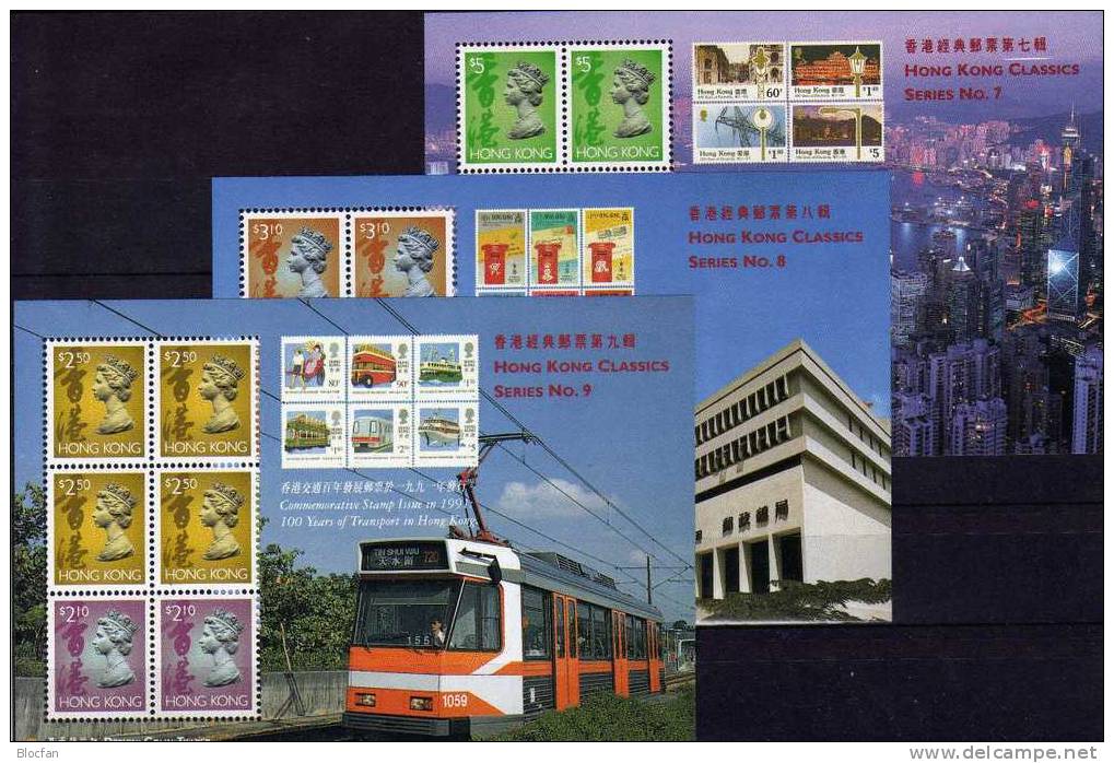 Exposition Bloc 1997 Hongkong 666,702 ZD + Block 49 ** 18€ Ausstellung Stadt Bei Nacht Stamp On Stamp Sheet Of HONG KONG - Blocs-feuillets