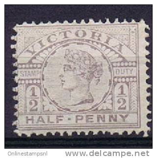 Victoria: Mi 99    1886, Mint Hinged,  Irregular Perforation - Ongebruikt